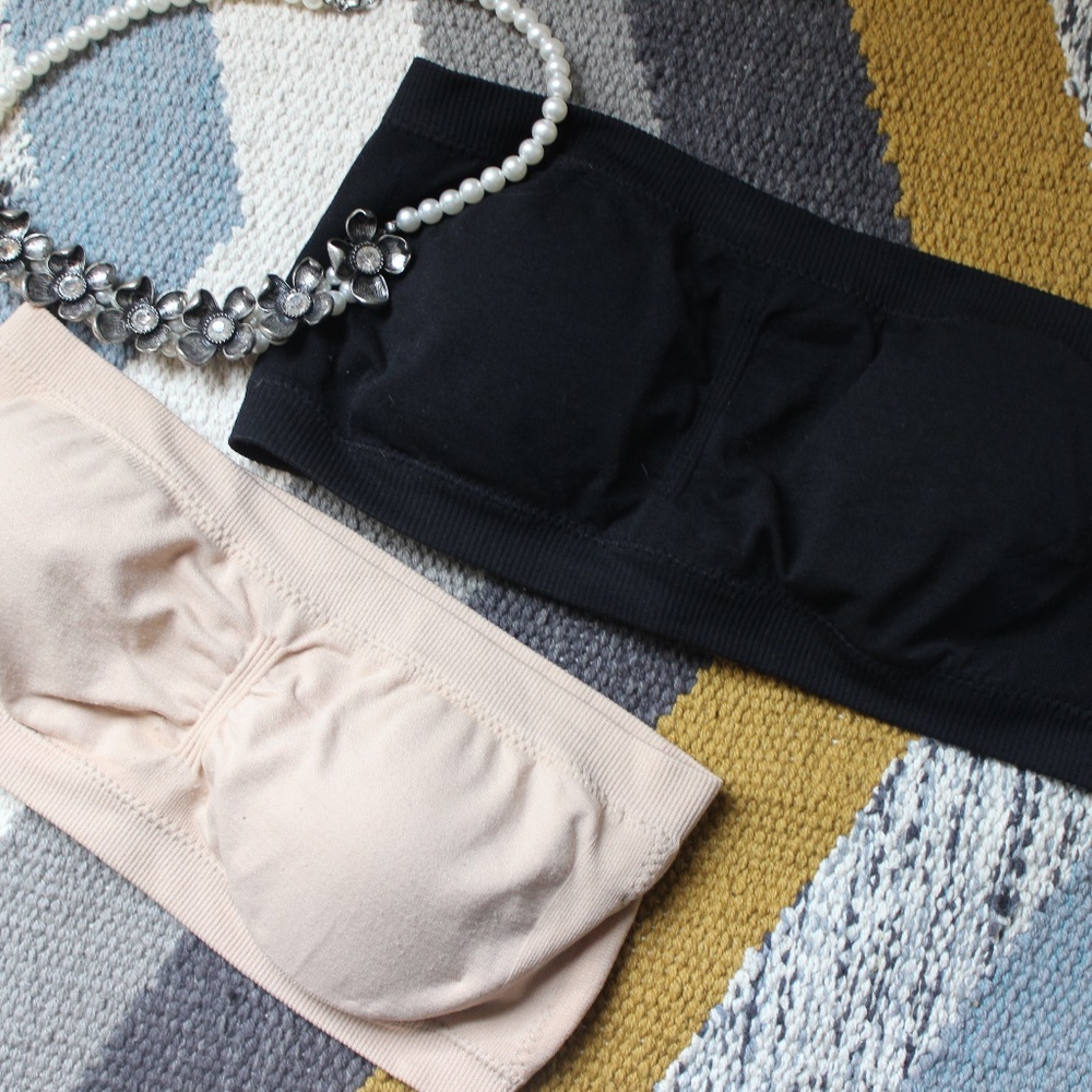 Charlotte Russe - Set of 2 Bandeau Bras S/M